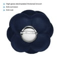 thumbnail image 3 of Broches de Flor Camelia Vintage Uxcell Hechos a Mano, Pines de Flor de Tela, Corsage Floral para Mujeres Azul Oscuro, 3 of 7