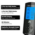 thumbnail image 2 of TENS Unit + Muscle Stimulator Combination by PlayMakar, PRO-500 SPORT for Pain Relief, Arthritis, Muscle Strength, 2 of 9