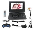 thumbnail image 1 of DVD Player, 3D Sound Processing HD Car TV Player Portable  For Travel, 1 of 8