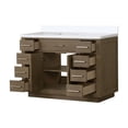 thumbnail image 3 of Shelter 48 in W x 22 in D Grey Oak Single Bath Vanity and Cultured Marble Top, 3 of 7