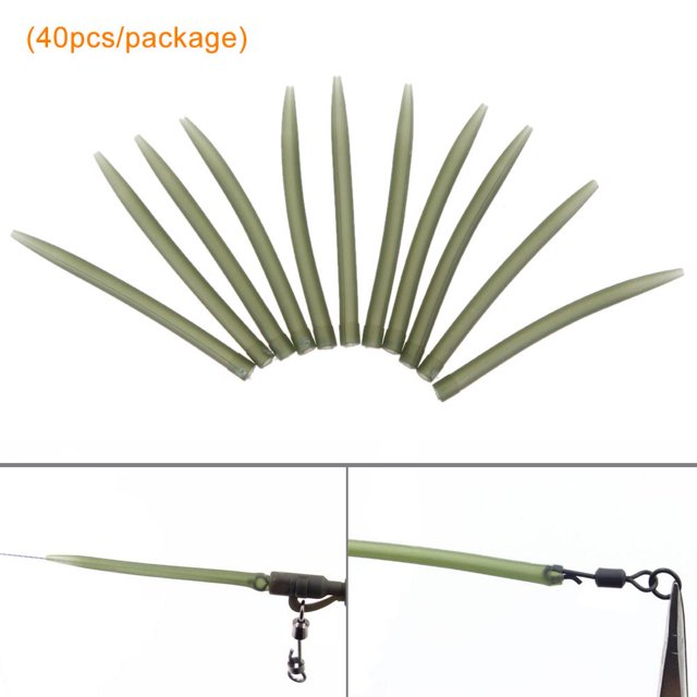 Mangas de tubo de punta de pesca de carpa Terminal, Material de goma suave, accesorios de pesca portátiles ligeros dedicados Hugtrwg Para estrenar