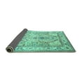 thumbnail image 2 of Ahgly Company Indoor Rectangle Persian Turquoise Blue Traditional Area Rugs, 5' x 7', 2 of 4