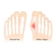 thumbnail image 5 of Jumpingount Silicone Toe Separator Forefoot Pad Waterproof Foot Corrector Anti-skidding Correcting Care Toes Toe Wear-resistant Cushion Cuidado de los pies No.1, 5 of 6