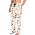 thumbnail image 5 of Top-kevin Christmas Alien Men's Cotton Pajama Pants Soft Comfy Sleep & Lounge Pants Pjs Bottoms with Pockets, 5 of 13