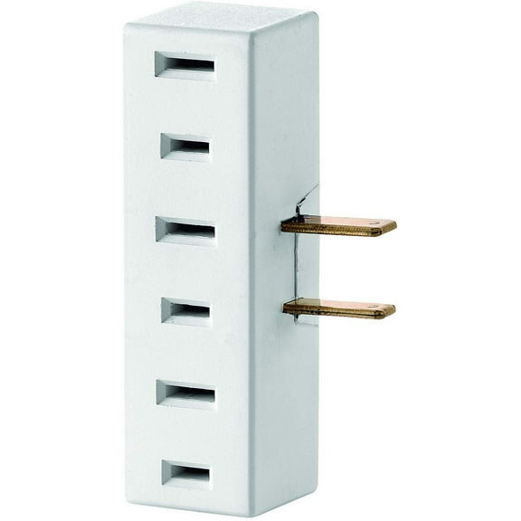 Leviton 65 15Amp 125V 3-Outlet Non-Grounding Adapter