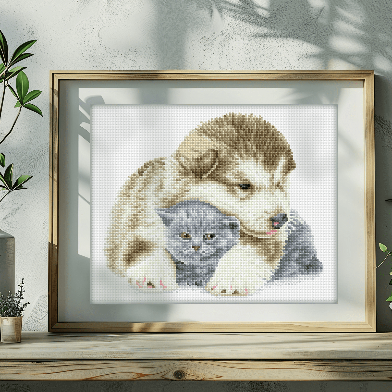 Diamond Dotz Besties Puppy Diamond Painting Kits for Adults - Diamond Art Kits a Relaxing Creative Craft Kit with Dotz Gems 13"x16.1"