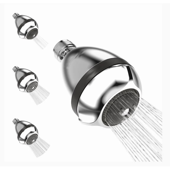 Fire Hydrant Spa Massager Elongated, 5 Mode, 2.5 GPM, Fixed Showerhead & Handheld Shower, 1 Piece