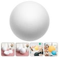 ITSELFER White Foam Ball DIY Crafts Hollow Ball Unpainted Round Foam