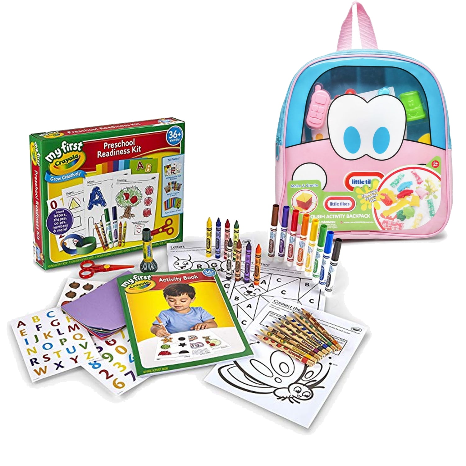 Crayola Preschool Readiness Make Create Pack With Activity Books 