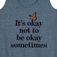 thumbnail image 3 of Instant Message - It's Okay to Not Be Okay Sometimes - Women's Racerback Tank Top, 3 of 6