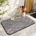 thumbnail image 3 of Washable Rubber Botanical Leaves Vintage Floral Dish Drying Mats for Kitchen Counter Home Large Coffee Bar Pad Accessories and Decor for Utensils Stemware 19.5''x12'', 3 of 7