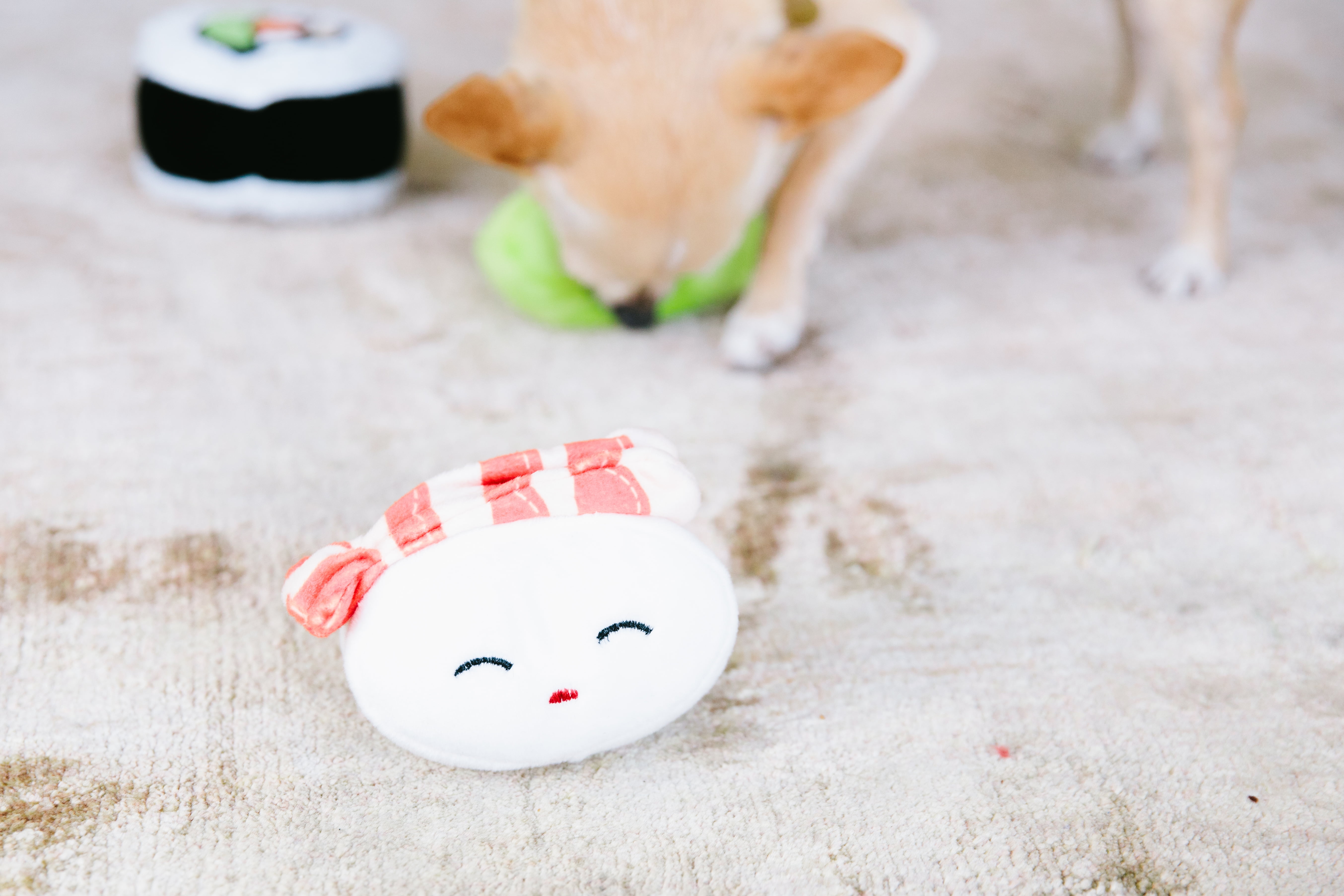 Pearhead Boba Bubble Tea & Mochi Dog Toys, 2 count