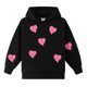 thumbnail image 4 of Sudadera con capucha para niños, camiseta de manga larga, cuello redondo, parte superior lisa, adecuada para niños y niñas, sudadera con capucha para niñas, parte superior de poliéster, 4 of 8