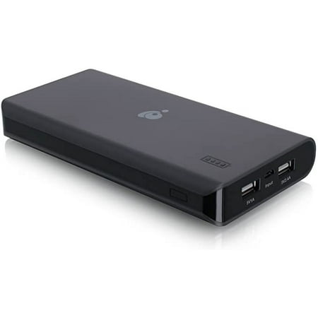 IOGEAR GearPower 16,000mAh, 2.4A + 1A High Capacity Ultra Fast Charger for Smartphones & Tablets