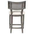 thumbnail image 3 of Furniture of America Averill Wood Padded Counter Height Chair in Gray Wash, 3 of 10