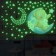 thumbnail image 4 of ER Bear Moon Star Glow Etiqueta de la pared Animales de dibujos animados Cuarto de niños Dormitorio Calcomanía de pared decorativa brillar Electrónica, 4 of 5