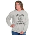thumbnail image 3 of Rolling With My Homies Dungeon Game Unisex Plus Fleece Graphic Sweatshirt Brisco Brands 2X, 3 of 5