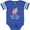 Football Blue and White, variant on Inktastic Gigi Valentines Day Grandchild Ladybug Girls Baby Bodysuit