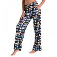 thumbnail image 3 of AMERTEER Pantalon de Pyjama pour Femmes en Tricot Jersey 100 % Coton Vêtements de Nuit, 3 of 6