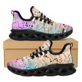 thumbnail image 1 of Zapatos de plataforma cómodos para mujer con herramientas de aprendizaje de gradiente, zapatos casuales de malla ligera y transpirable, zapatillas antideslizantes de talla grande, 1 of 6