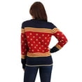 thumbnail image 3 of Adult Wonder Woman Dark Blue Ugly Christmas Sweater, 3 of 6