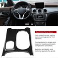 thumbnail image 2 of ABS Carbon Fiber Grain For Mercedes Benz CLA GLA Level A Central Control Cup Holder Panel Cover, 2 of 3