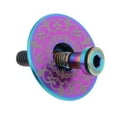 thumbnail image 3 of VONKY RISK Titanium Bike Handle Cover Kit Screw Cover Headset - Multicolor Totem, 3 of 6