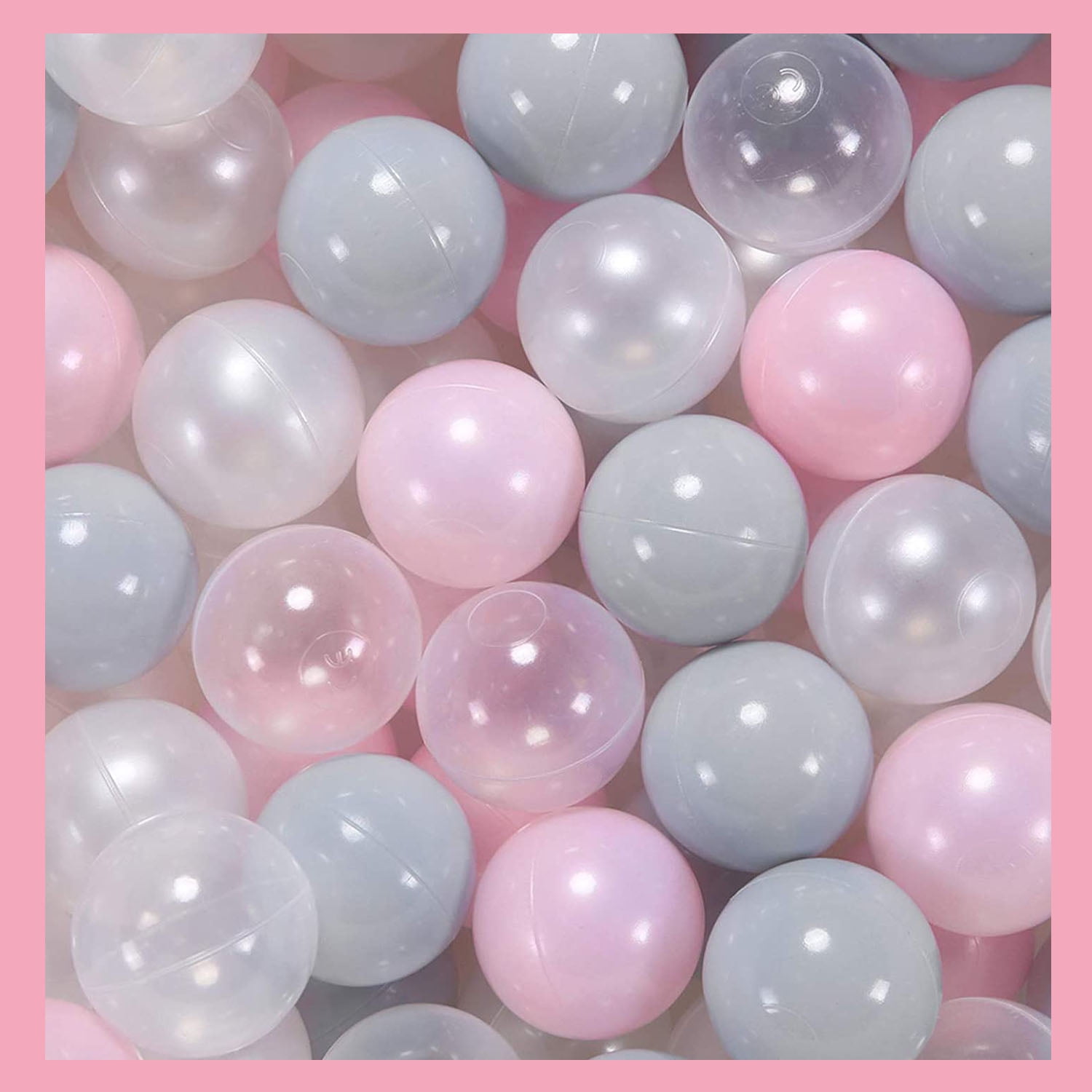 Ball Pit Balls for Kids, 100 Plastic Balls
