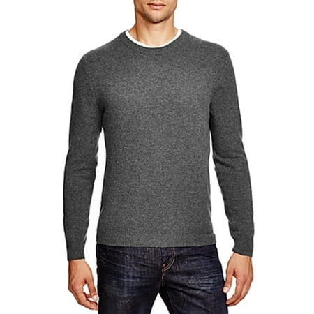 New Mens Cashmere Sweater - Bloomingdale's NEW Gray Mens Size XL Crewneck Cashmere Sweater