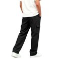 thumbnail image 7 of Sevevn Boys Cargo Pants with Drawstring Elastic Waist Casual Straight Leg Jogger Trousers with Functional Side Pockets Relaxed Fit Everyday Pants for School Play and Outdoor Activities, 7 of 7