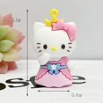 thumbnail image 2 of En stock, venta al por mayor, diario de vestir de dibujos animados, llavero de gato KT, muñeca estéreo de Hello Kitty, llavero, llavero de coche, 2 of 5