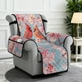 thumbnail image 2 of TSOVTHRID Cardinal Cherry Blossom Print Recliner Chair Covers Recliner Slipcover Non-Slip Dog Chair Cover Washable Lazy Boy Recliner Cover Furniture Protector with Elastic Strap, 2 of 7