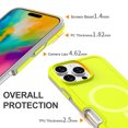 thumbnail image 3 of Strong Magnetic Case for iPhone 16 Pro Max [Compatibilty with MagSafe] Protective Shockproof Heavy Duty Anti-Fall Dropproof Protective Durable Cover Phone Case for iPhone 16 Pro Max,Green, 3 of 6