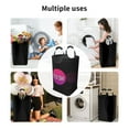 thumbnail image 4 of DouZhe 50L Rectangular Laundry Basket, Doge Coin Money Blockchain Prints Waterproof Foldable Laundry Hamper with Aluminum Handles, 4 of 6