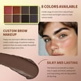 thumbnail image 4 of Kokovifyves 8 Color Waterproof Eyebrow Cream Set Opposition Eyebrow Gel Soap Drying Oil-free Lasting for 12 Hours Natural and Clear Eyebrow, 4 of 9