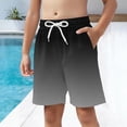 thumbnail image 5 of ATOGUTA Boys' Swim Shorts Bathing Suit Boys Swimsuit Swimwear Quick Dry Swim Trunks Kids Beach Board Shorts Size 4T-15, Black, 5 of 6
