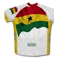 thumbnail image 2 of Ghana Flag Short Sleeve Cycling Jersey  for Men - Size S, 2 of 3