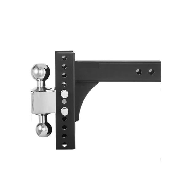 Adjustable Trailer Hitch Heavy Duty 6/8" Rise & Drop Hitch Ball Mount Tow W/ Key Lock For Automotive Truck Trailers Towing ,Easy to Use