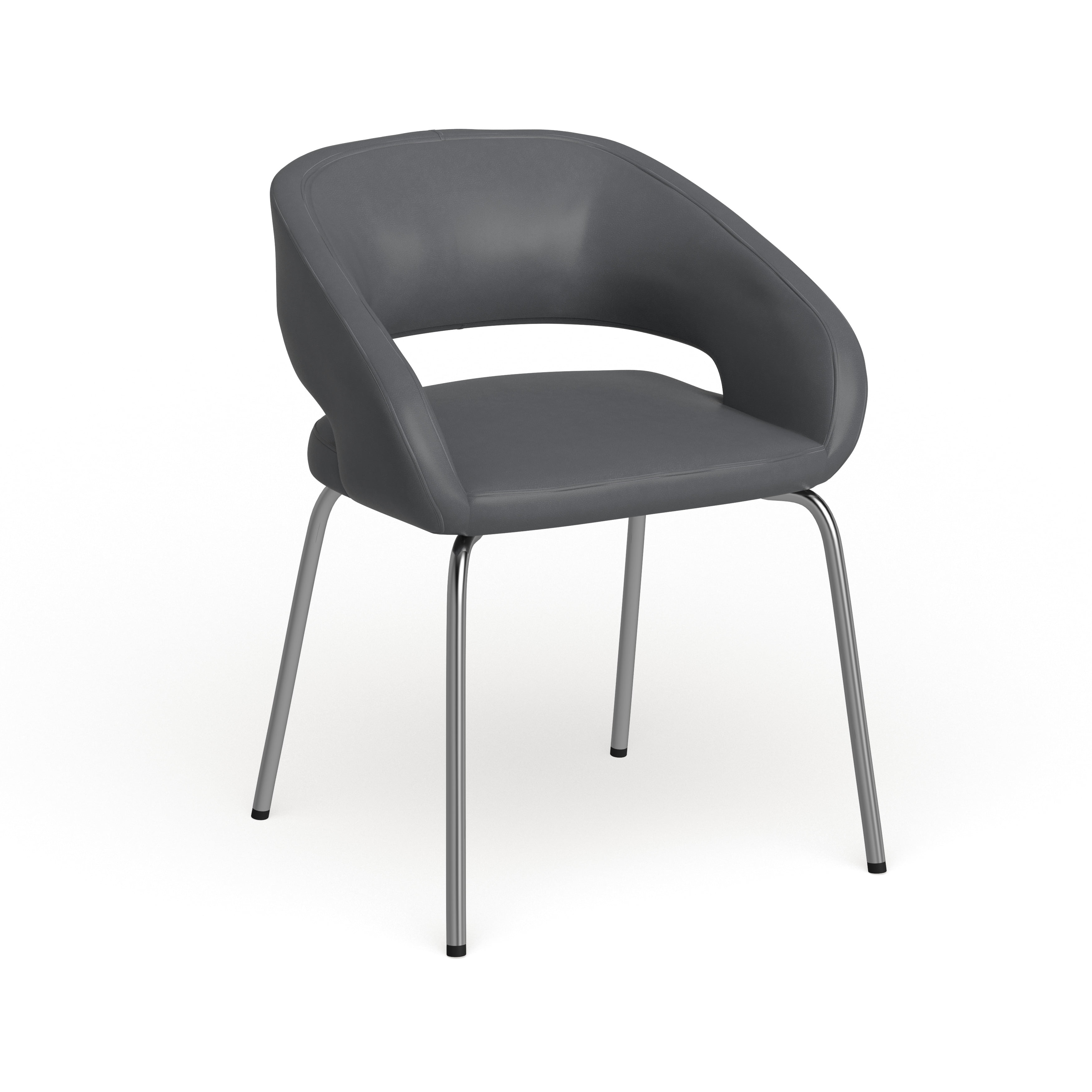 Flash Furniture Contemporary LeatherSoft Side Reception Chair with