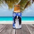 thumbnail image 3 of Japanese Chin Winter Snowflakes Holiday Ultra Hugger for slim cans, 3 of 6