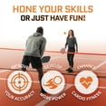 thumbnail image 4 of Portable Pickleball Net System for Indoor and Outdoor | 22ft Long Full Regulation Size Full Pickle Ball Net | includes Floor Markers and Carry Bag | Create full Portable Pickleball Court, 4 of 4