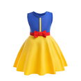 thumbnail image 1 of Vestido de princesa de Disney para niñas de 2, 4 y 6 años, bonito vestido de verano sin mangas, vestido informal de algodón de Ariel y Rapunzel, ropa para niñas de Blancanieves, 1 of 2
