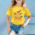 thumbnail image 2 of XDZJLR Tee-Shirt pour Filles Imprimé Coloré Carnaval Col Rond Manches Courtes 12-13 Ans, 2 of 4
