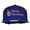 Royal, variant on Hanukkah Dreidel Embroidered Wool Blend Snapback Cap - Black OSFM