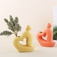 thumbnail image 4 of Ceramic Vase Modern Morandi Geometric Decorative Vase for Home Decor, 4 of 20