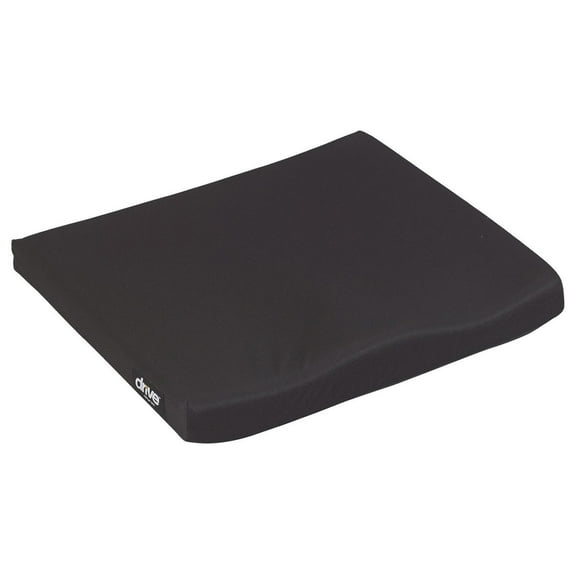 YfulYde 14887 Molded Foam General Use Wheelchair Cushion, Black