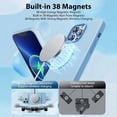 thumbnail image 4 of Luxury Liquid Silicone Magnetic Case For iPhone 15 14 13 12 11 Pro Max Plus Cases For Magsafe Shockproof Soft Cover, 4 of 5