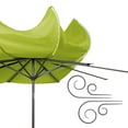 thumbnail image 3 of CorLiving 10 Foot Wind Resistant Patio Umbrella, Outdoor Parasol with Crank Tilt, Round Market Umbrella for Patio, Umbrella with Crank, Tilt Umbrella, Outdoor Umbrella, Lime Green, 3 of 8