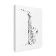 thumbnail image 2 of Trademark Fine Art 'Saxophone Sketch' Canvas Art by Ethan Harper, 2 of 4