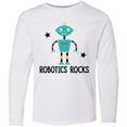 thumbnail image 3 of Inktastic Robotics Rocks Funny Robot Long Sleeve Youth T-Shirt, 3 of 5